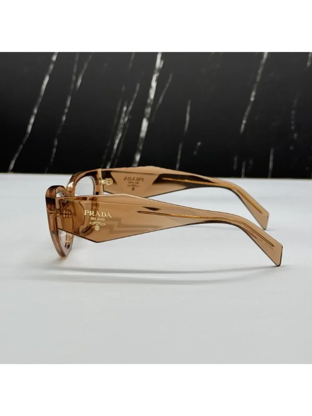 NWT Prada PRC07V 20H1O1 Gray Women Eyeglasses PR C07V